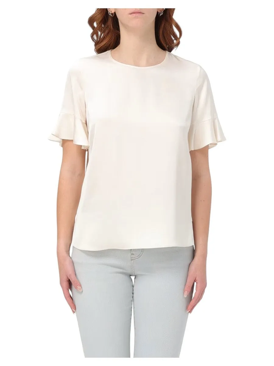 Blusa Donna in Viscosa con Cut Out