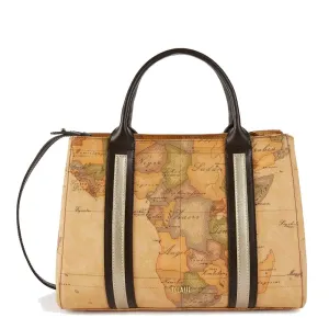 Borsa Donna a Mano 1A Classe Alviero Martini linea Geo Golden Flash stampa Geo Classic GZ34