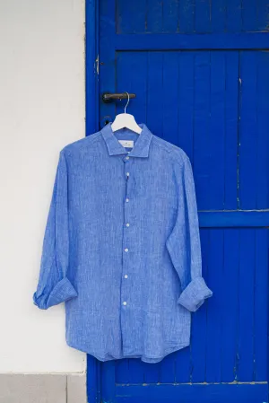 Camicia in Lino Bluette