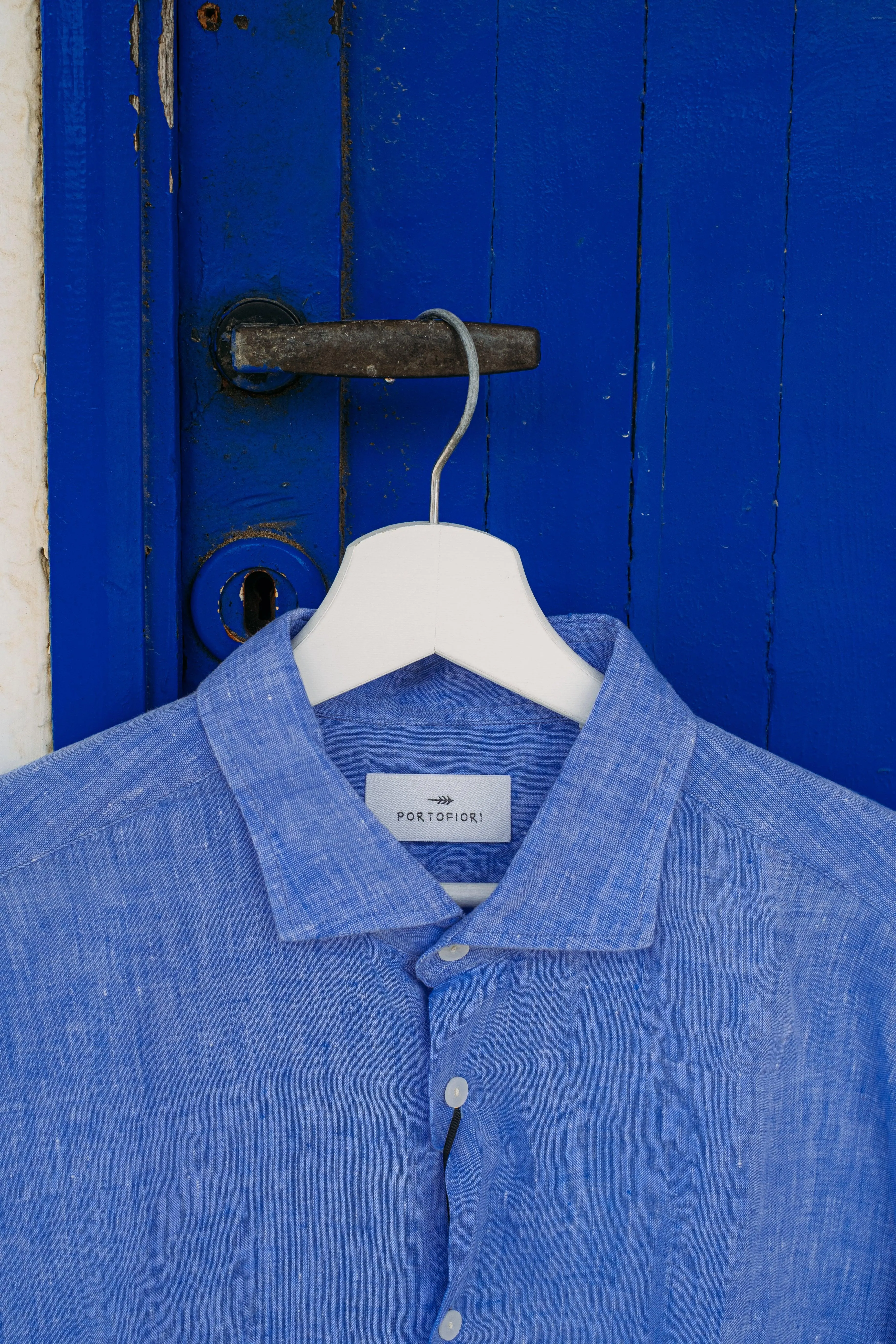 Camicia in Lino Bluette