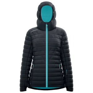 CAMP NIVIX LIGHT JACKET LADY GIACCA TECNICA IMBOTTITA DONNA CALDA E MORBIDA - COLORE: BLACK/SKY BLUE - NUOVI ARRIVI 23/24