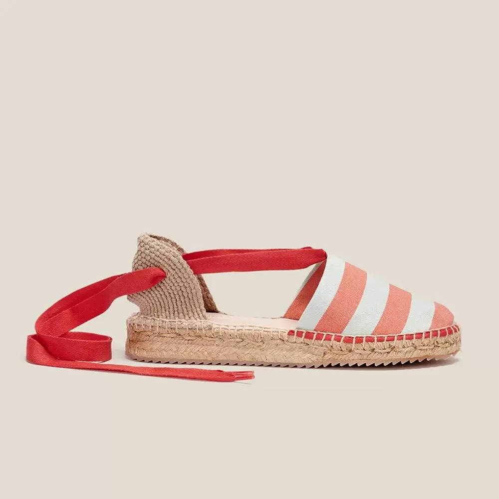 Espadrillas a righe rosse Berta