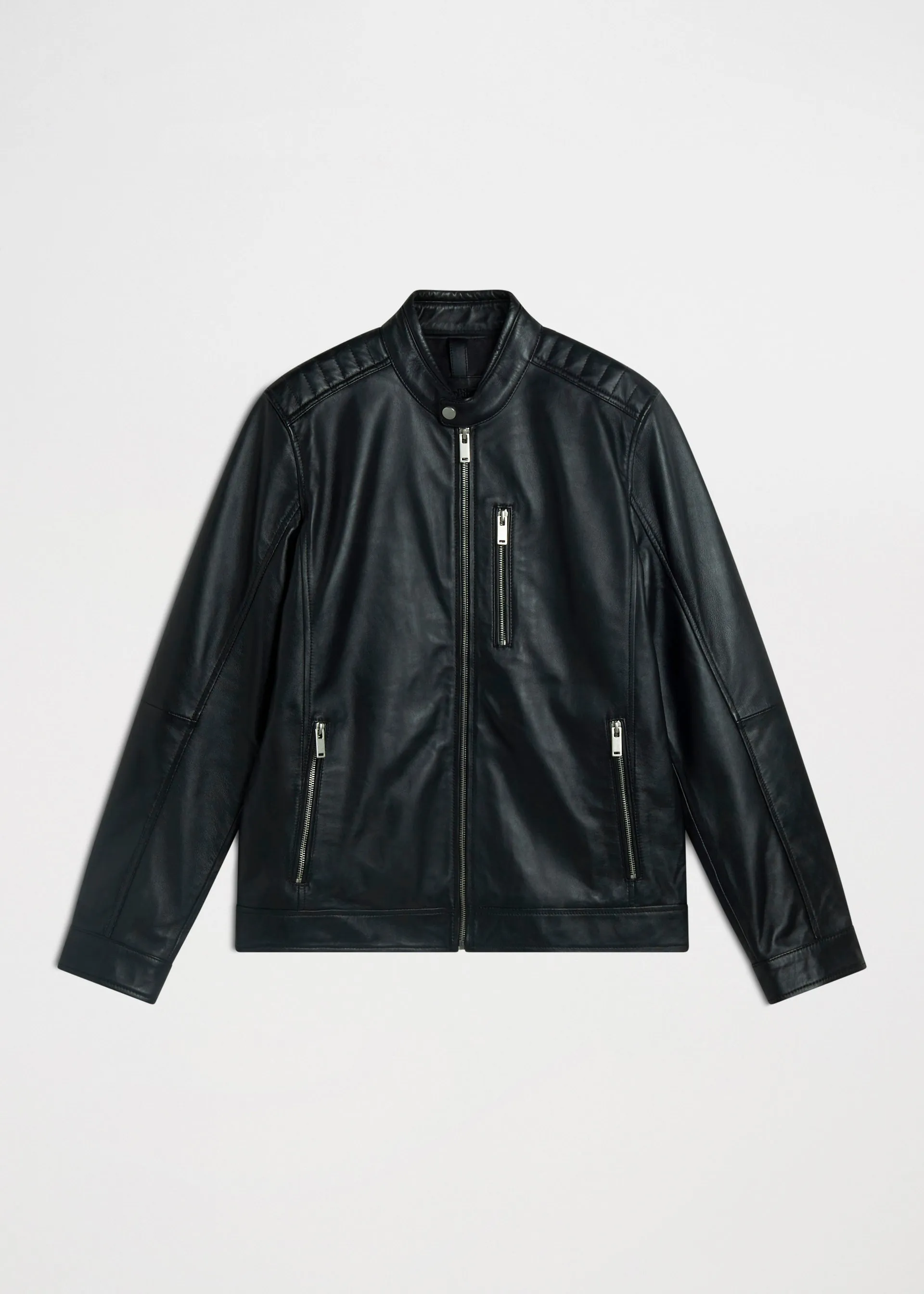 Giacca biker in pelle