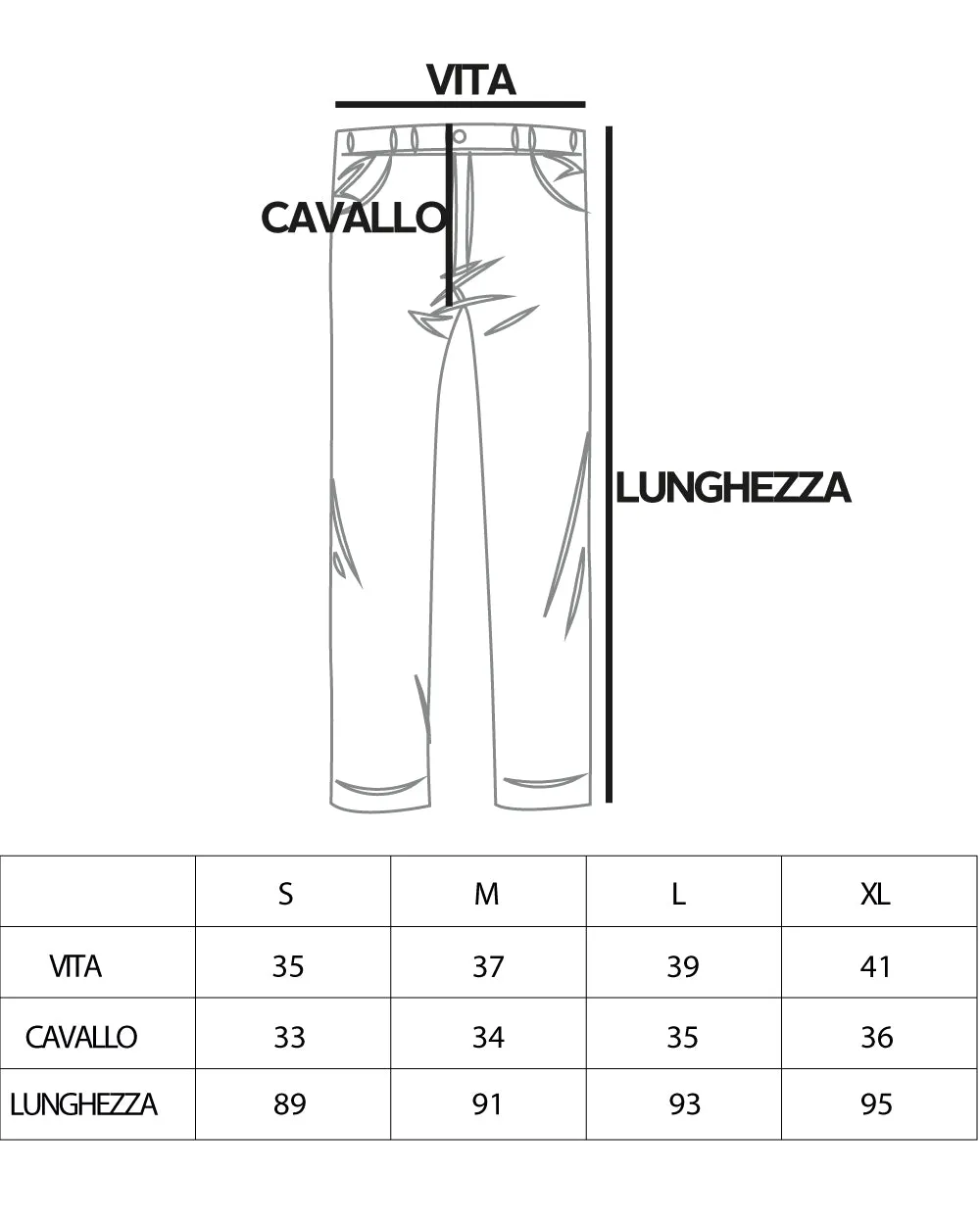 Pantaloni Uomo Lungo Tinta Unita Blu Wide Fit Catena Pinces GIOSAL-P3979A