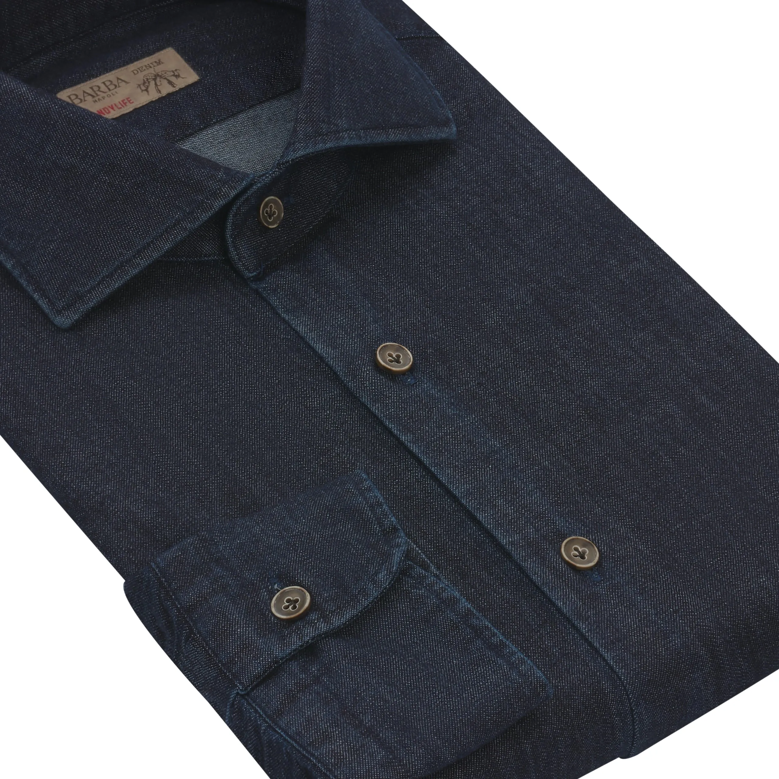 "Dandy Life" Denim Cotton Shirt