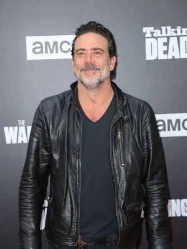 The Walking Dead, Negan , Jeffrey Dean Morgan, Nero, Giacca di Pelle