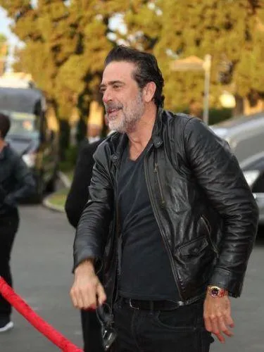 The Walking Dead, Negan , Jeffrey Dean Morgan, Nero, Giacca di Pelle