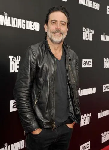 The Walking Dead, Negan , Jeffrey Dean Morgan, Nero, Giacca di Pelle